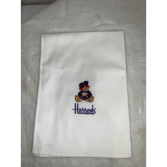 Harrods Knightsbridge Bear Kitchen Tea Towel NEW - Picture 1 of 3
